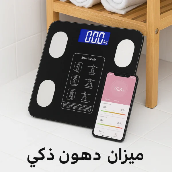 ⁦ميزان ذكي قابل للربط بالهاتف PESE Bluetooth⁩ - الصورة ⁦3⁩